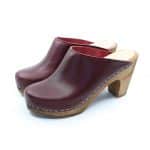 LUSTFYLLT Holzclogs mit hohem Absatz - high heel BORDEAUX - BRAUN – Bild 2
