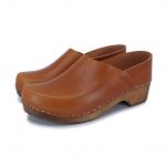SNÖ Holz Clogs Sommer & Winter flach cognac – Bild 2