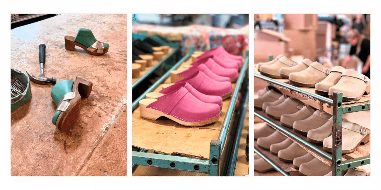 Der Herstellungsprozess von Holzclogs in einer Clogs Manufaktur