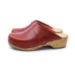 klassische Holzclogs aus vegetabilem Leder bequem und leicht