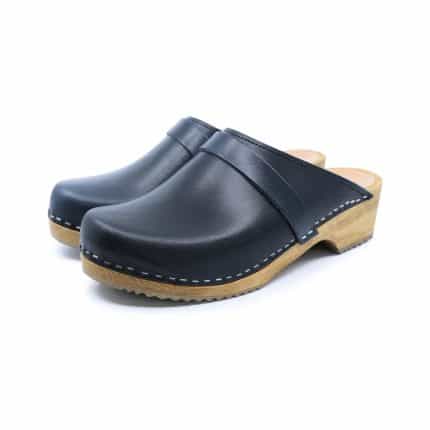 klassischer Clogs blau vegetabil gegerbt leicht und bequeem