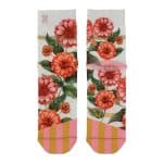 allover Socke mit Blumen von Xpooos aus Bauwolle leicht und kühl bei meandmyclogs