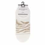 MarcMarcs Bridget Damen Footies 2er-Pack – unsichtbare Socken mit elegantem Streifen-Design