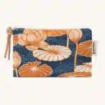 Make-up Tasche Lotus – nachhaltige Kosmetiktasche aus Bio-Baumwolle