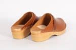 Anna cognac Holz Clogs vegetabil gegerbtes Leder – Bild 7