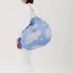 Shupatto Shopper Einkaufstasche L „Hana Ni Tori“ – Faltbare Japan Eco Bag