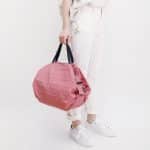 Shupatto Shopper Einkaufstasche M „Peach Momo“ – Faltbare Japan Eco Bag