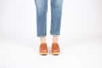 Anna cognac Holz Clogs vegetabil gegerbtes Leder – Bild 4