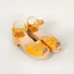 Mango Clog Sandalen Amber – Damen Holzclogs aus pflanzlich gegerbtem Leder – Bild 4