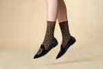 ANIMALIER 70den Damensocken Leo schwarz-braun