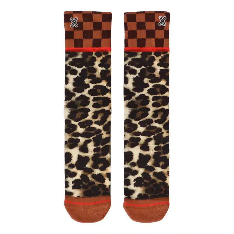 xpooos Davina Leo 301052032_7000_00 XPOOOS „Davina“ Damensocken – Stylische Socken mit Leo-Print – Bild 1